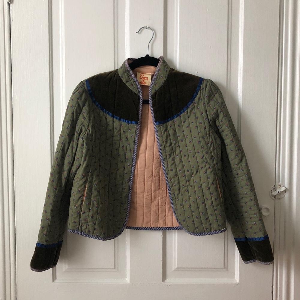 Vintage Floral Quilted Eber Etc. Jacket